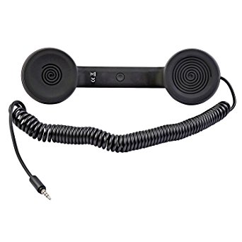 Unifree COCO PHONE radiation free phone 3.5mm Wired Retro Handset Receiver A120B (Assorted Color) (Best Rated Product)