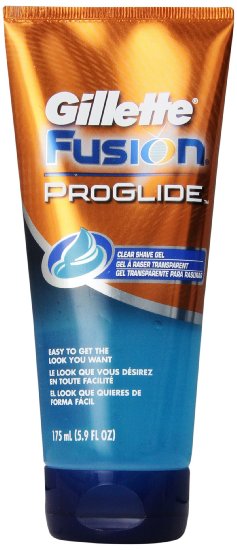 Gillette Fusion ProGlide Clear Mens Shaving Gel 59 Oz Pack of 2