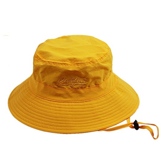 Home Prefer Unisex Mens Womens Daily Summer Hat Plain Sun Protection Bucket Hat