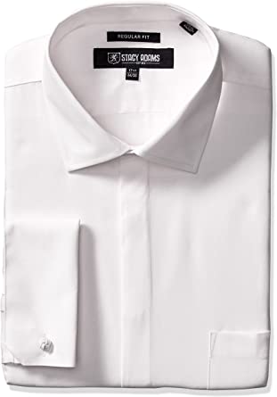 Stacy Adams Mens 39000 Solid Dress Shirt