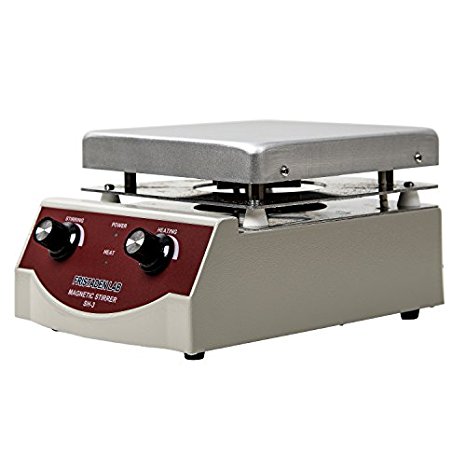 Fristaden Lab SH-3 Magnetic Stirrer Hot Plate, Stir Plate, Magnetic Mixer Dual Controls for Heating and Stirring 3,000mL, 100~1600rpm, 500W, 350°C