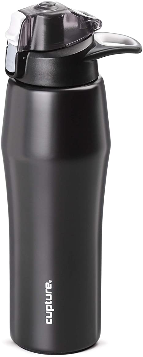 Cupture Action Bottle with Handle - Stainless Steel Vacuum-Insulated, 22 oz