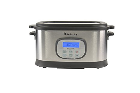 Sous Vide Water Oven with Stainless Steel Rack and Digital Display - Includes 10 Large and 10 Small BPA Free Sous Vide Bags SVC-100