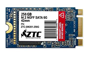 ZTC 256GB Armor 42mm M.2 NGFF 6G SSD Solid State Drive. Model ZTC-SM201-256G