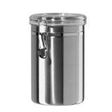 Oggi Stainless Steel Airtight Canister with Clamp 5-Inch by 775-Inch