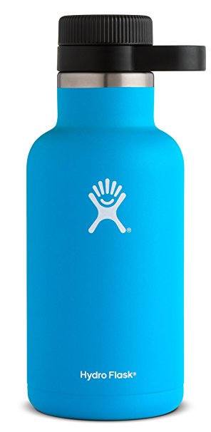 Hydro Flask Insulated Stainless Steel Wide Mouth Water Bottle and Beer Growler