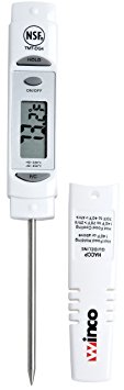 Winco 6-Inch Digital Thermometer with 3-1/8-Inch Probe