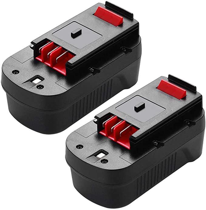 2 Packs 3.6Ah Ni-Mh 18 Volt HPB18 Battery Compatible with Black and Decker HPB18-OPE A1718 244760-00 Firestorm FSB18 FS18FL FS180BX FS18BX