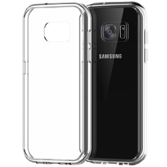 Galaxy S7 Case JETech S7 Case Bumper Shock-Absorption Bumper and Anti-Scratch Clear Back for Samsung Galaxy S7 Crystal Clear