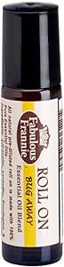 Fabulous Frannie Bug Away Pre-Diluted Essential Oil Blend Roll-On 10ml 100% Pure. Undiluted Essential Oil Therapeutic Grade Amber Glass Bottle with Convenient and ready-to-use roll-on applicator