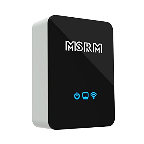 MSRM US300 300Mbps WiFi Range Extender Comaptible with 802.11b/g/n WiFi Signal Booster with 360 Degree Covering