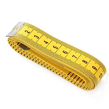 Topbeu 120'' (3M) Tailor Seamstress Cloth Body Ruler Tape Measure Sewing Cloth