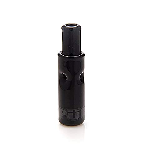 PURR Smokey Rolling Tip (Black) - Improve Your Smoking Experience with This High Quality Glass Filter Tip for Tastier Flavor & Smoother Hits! Easily Cleaned & 100% Reusable. Great for Hand Rolls