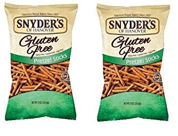Snyder's Of Hanover Gluten Free Pretzel Sticks -- 8 oz Each / Pack of 2
