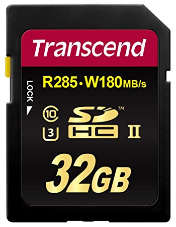 Transcend 32GB Class 10 SDHC UHS-II SD Card (TS32GSD2U3)