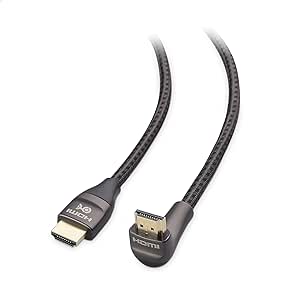 Cable Matters 48Gbps Ultra HD 8K Right Angle HDMI Cable 2m (270 Degree HDMI Cable)