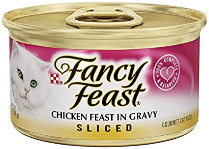 Purina Fancy Feast Sliced Gourmet Wet Cat Food - (24) 3 oz. Cans