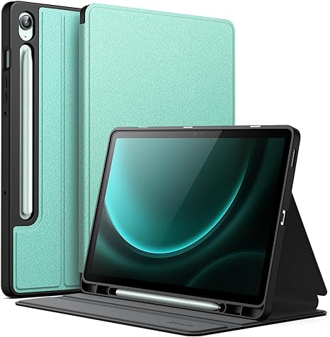 JETech Case for Samsung Galaxy Tab S9 FE 10.9-Inch with S Pen Holder, Slim Folio Stand Protective Tablet Cover, Multi-Angle Viewing (Green)