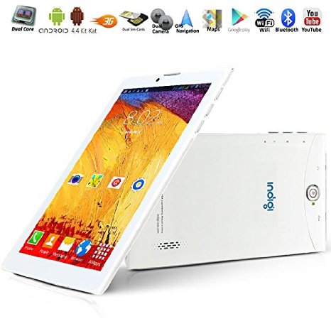 Indigi® 7" Android 4.4 Mega 3G SmartPhone Phablet Tablet PC w/ Google Play Store
