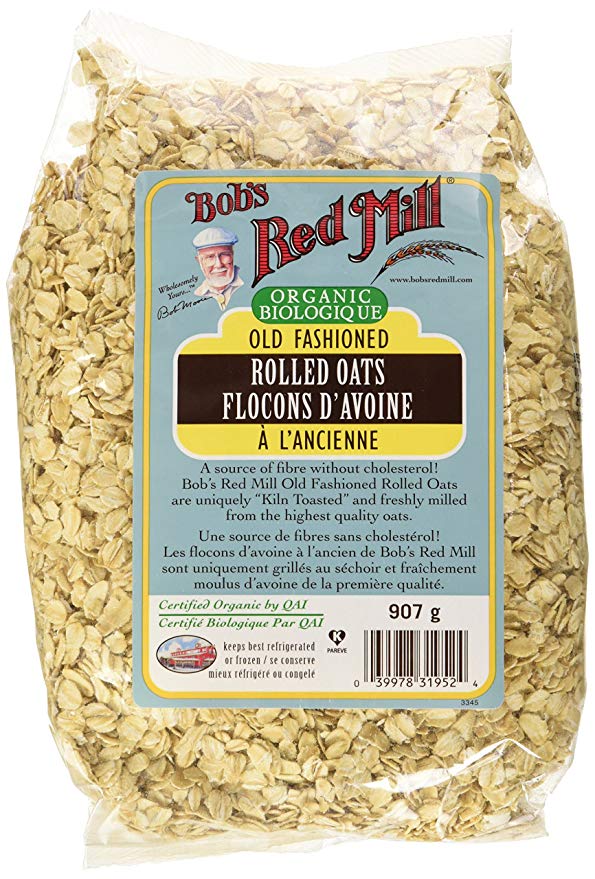 BOB's RED MILL Organic Old Fashioned Rolled Oats, 907gm