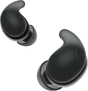 Sony LinkBuds Fit Truly Wireless Noise Canceling Earbud Headphones, Small & Light with Newly Developed Air Fitting Supporters, Black