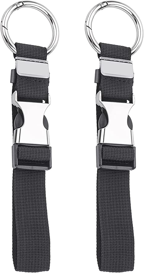 Yolev 2 Pieces Luggage Strap Portable Buckle Straps Accessories Multi-Purpose Travel Bag Strap Anti-Lost