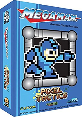 Jasco Pixel Tactics Mega Man Box Card Game, Blue