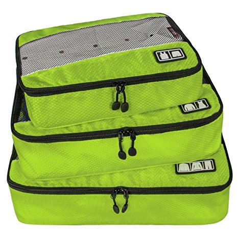 BAGSMART Luggage Travel Bag Packing Cubes Packing Organizers Toiletry Bag 3PCS Set