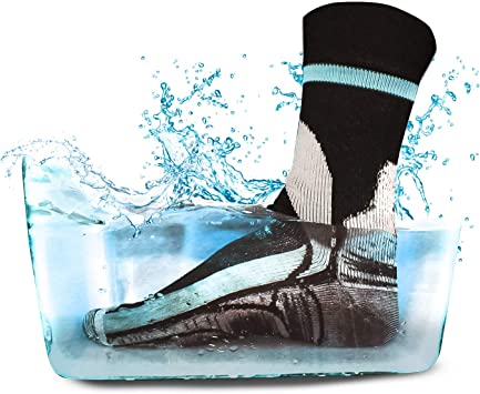 ArcticDry Xtreme 100% Waterproof Socks for Men, Women & Children - Nylon, Spandex & Coolmax Waterproof Material - Perfect for Cycling, Hiking, Golf, Rowing, Fishing & More!