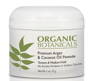 Organic Botanicals - Argan Oil and Coconut Oil Pomade - Medium Hold - Add Volume and Shine to Your Hair Without Weighing It Down
