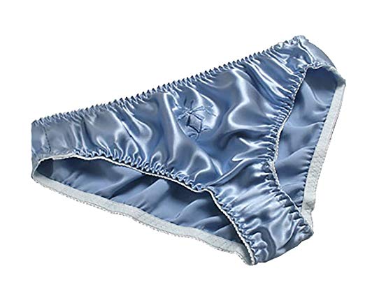 LSHARON Women's Sexy 100% Mulberry Silk Briefs Lingerie Thong Underwear Panties