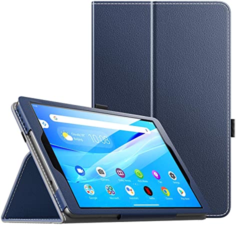 MoKo Case Compatible with Lenovo Tab M8 HD (TB-8505F / TB-8505X) / Smart Tab M8 TB-8505FS / Tab M8 FHD TB-8705F, Slim Lightweight PU Leather Smart Tablet Shell Cover Stand Case, Indigo