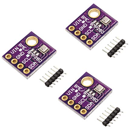 KeeYees 3pcs BME280 Compatible with BMP280 Digital 5V Temperature Humidity Sensor Atmospheric Barometric Pressure Board IIC I2C Breakout for Arduino