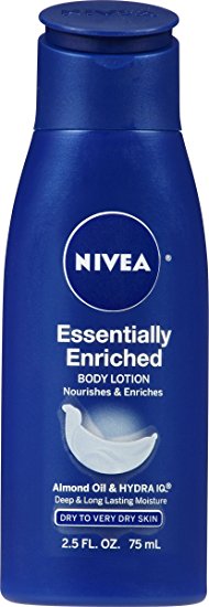 NIVEA Essentially Enriched Body Lotion 2.5 Fluid Ounce (Pack of 6)