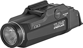 STREAMLIGHT 69464 TLR 9 Flex Low-Profile Rail-Mounted Tactical Light with Two Lithium Batteries, Black