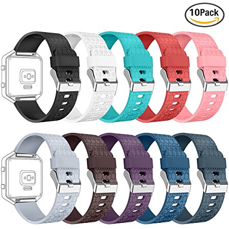 AIUNIT Fitbit Blaze Bands Frame, Fitbit Blaze Watch Replacement Band Accessories Wristband Small Large for Women Men Girls Boys
