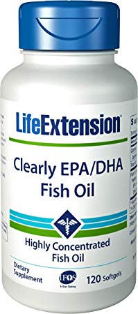 Life Extension Clearly Epa/Dha Fish Oil, 120 Count