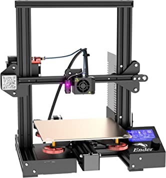 Creality Ender 3 E 3D Printers, Ender 3 Pro Upgrade FDM 3D Printer with CR Touch Auto Aux Leveling Bed, PEI Spring Steel Sheet Build Platform, Metal Extruder, Printing Size 220x220x250mm