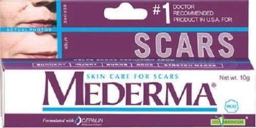 MEDERMA SKIN CARE GEL FOR SCARS ,ACNE,STRETCH MARKS 10GM