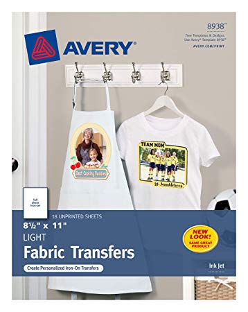 Avery 8938 T-shirt transfer - T-shirt transfers (8.5 x 11")