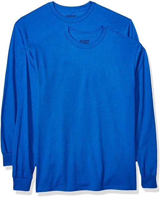 Gildan Men's DryBlend Long Sleeve T-Shirt, Style G8400, 2-Pack