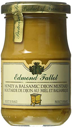 Honey Balsamic Mustard Fallot French Miel et Vinaigre Balsamique Mustard 7oz jar, One