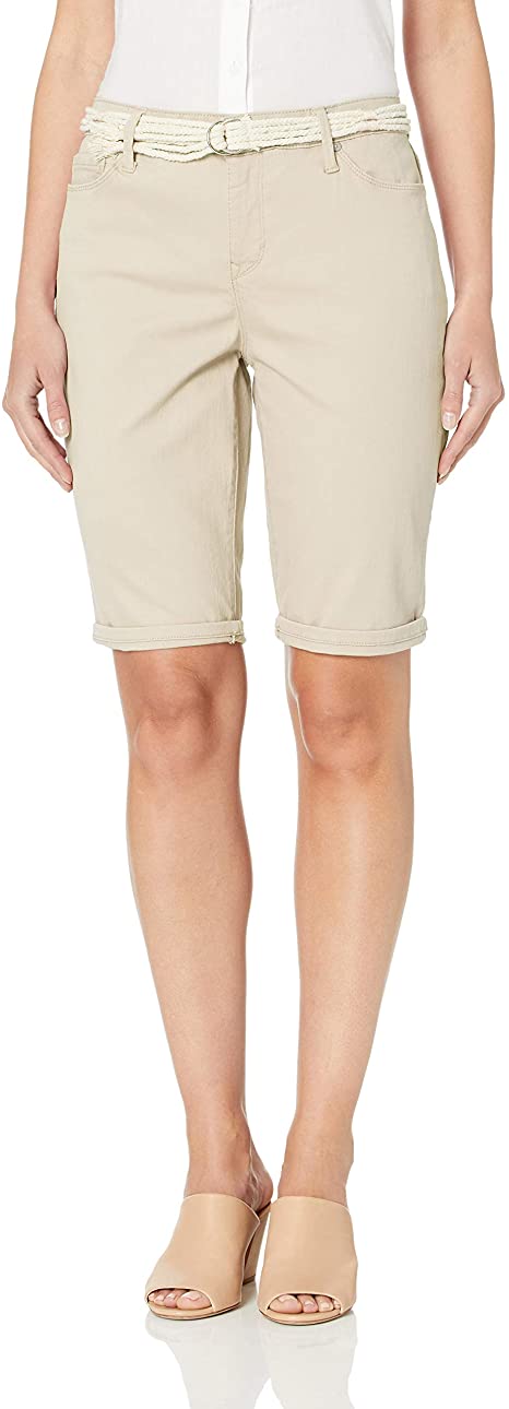 Gloria Vanderbilt Women's Joslyn Single Cuff Bermuda Short