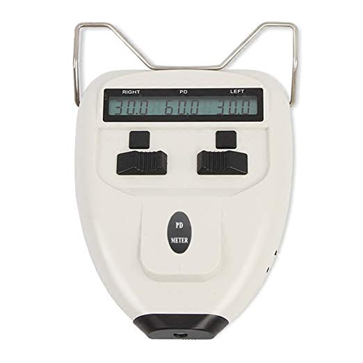 PD Meter Pupil Distance Meter LCD Display Eye Centrometer Measuring Meter for Spectacles Store Measuring The Distance Between Eyes (Battery not Included)