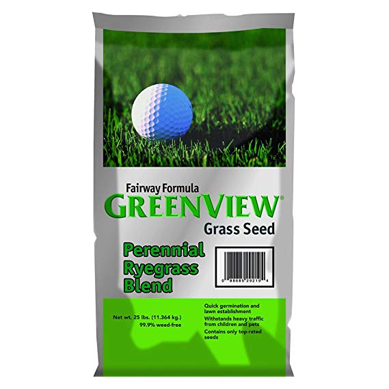GreenView Fairway Formula Grass Seed Perennial Ryegrass Blend, 25 lb Bag