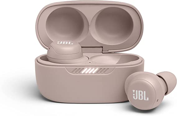 JBL Live Free NC  - True Wireless in-Ear Noise Cancelling Bluetooth Headphones with Active Noise Cancelling, Microphone, Up to 21H Battery, Wireless Charging (Rose)