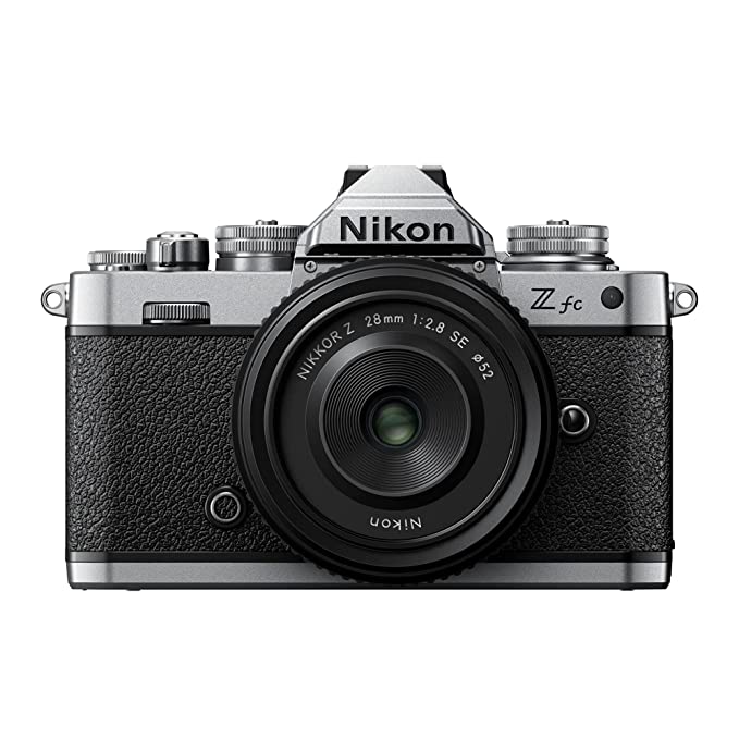 Nikon Mirrorless Z fc Body with NIKKOR Z 28mm f/2.8 [SE] Lens with Additional Battery, Camera Bag & 64 GB SD Card, SmallRig L-Shape Grip, Optical Zoom, Black