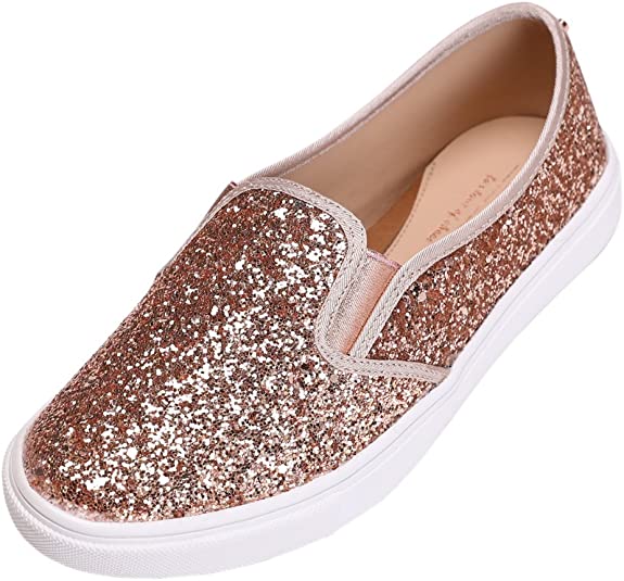 FEVERSOLE Women's Fashion Slip-On Sneaker Casual Flat Loafers