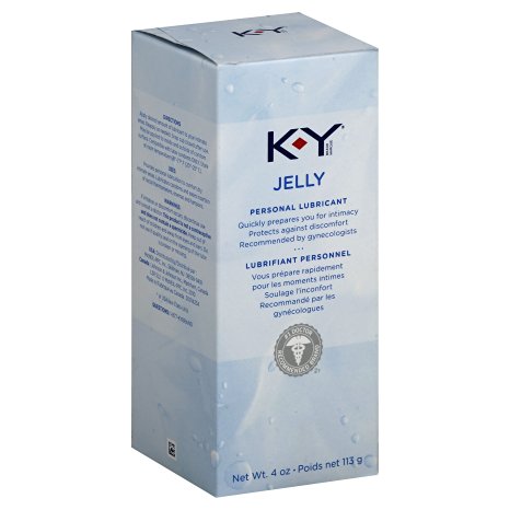 K-Y Jelly Personal Water Based Lubricant, 4 Ounce