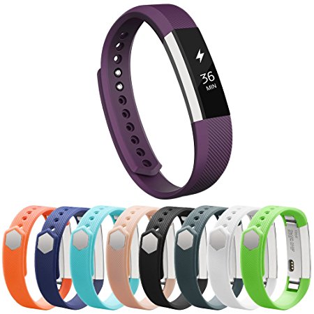 Vancle Fitbit Alta Bands, Newest Adjustable Replacement Bands for Fitbit Alta/ Fitbit Alta band/ Fitbit Alta Bands (with Metal Clasp,No Tracker)